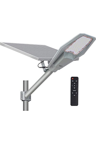 Tescomak Lampa solara cu panou si telecomanda, aluminiu turnat sub presiune 100 W