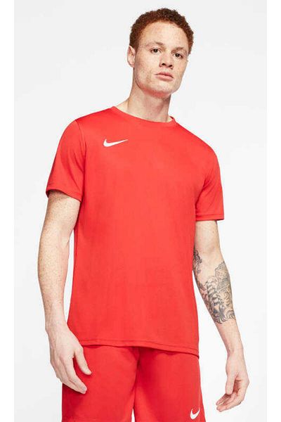 Nike Men's T-Shirt Dri-Fit Park Vii Jersey Back Mesh Sweat-Wicking Men's Jersey T-Shirt Sports T-Shirt
