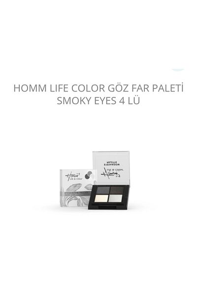 Homm Bitkisel Homm Life Color Eyeshadow Palette Smoky Eyes Quad