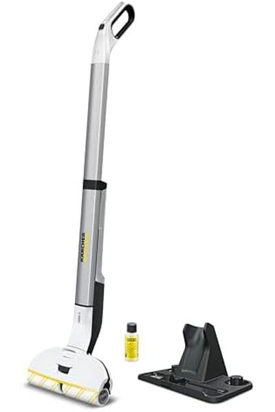 Karcher EWM 2 Electric Mop Cordless Floor Cleaner with 2 Rotating Microfibre Rollers