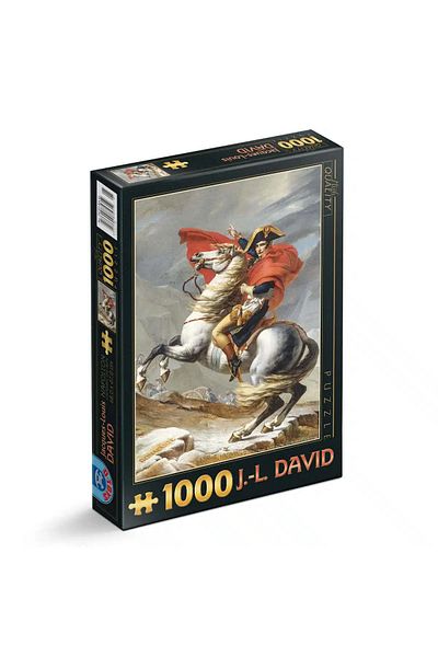 D-Toys Puzzle Jacques-Louis David - Puzzle adulți 1000 piese - Napoleon Crossing the Alps