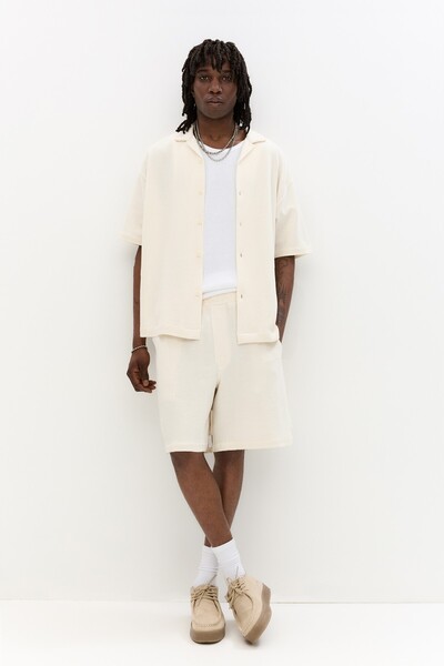 Pull & Bear Short sleeve rustic shirt