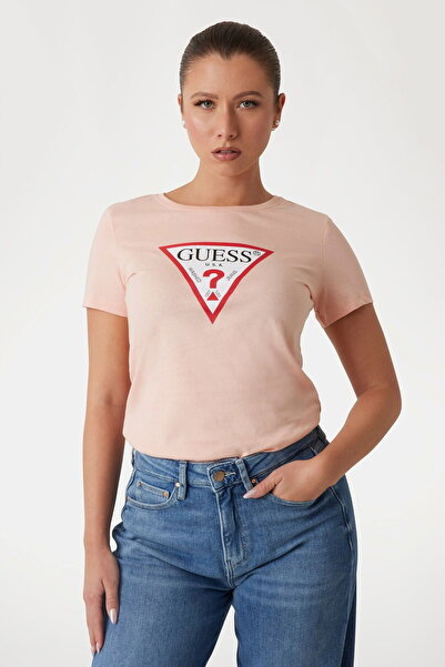 Guess Γυναικείο T-shirt W1YI1BI3Z14 Ροζ