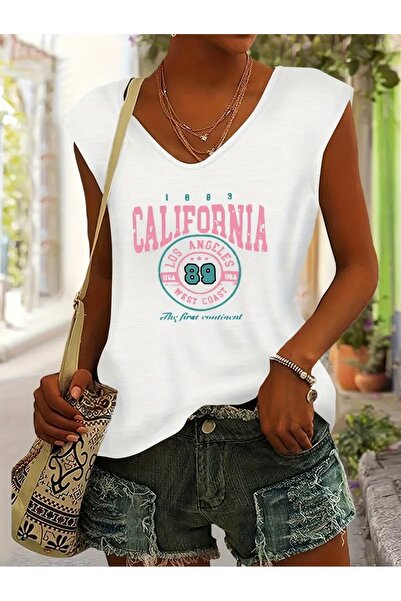 FUFLUNS ΓΥΝΑΙΚΕΙΟ T-SHIRT ΚΑΛΙΦΟΡΝΙΑ ΠΡΕΣΤΟ