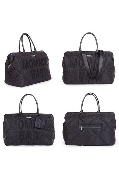 CHILDHOME Geanta de infasat matlasata Mommy Bag Negru