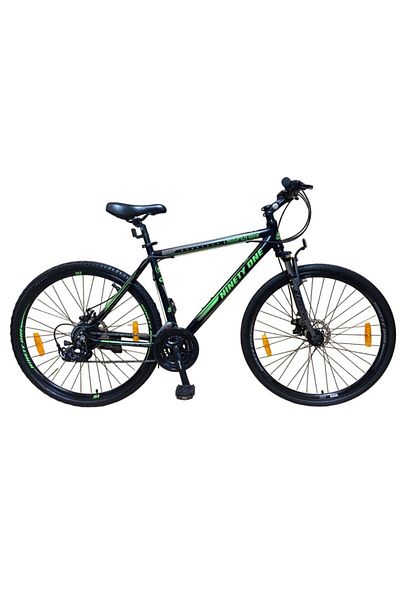 PROCART Bicicletă hibridă 700C, munte și oraș, cadru din aluminiu de 18 inch, 21 de viteze Shimano, frâne pe disc