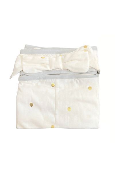 CHILDHOME Moses Basket Cover, Polka Dot Jersey