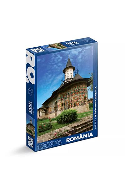 D-Toys Sucevita Monastery Puzzle - Adult Puzzle 1000 Pieces - Images from Romania