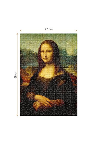 D-Toys Leonardo da Vinci Puzzle - Adult Puzzle 1000 Pieces - Mona Lisa