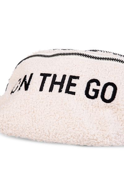 CHILDHOME Geanta Banana On The Go Teddy Alb