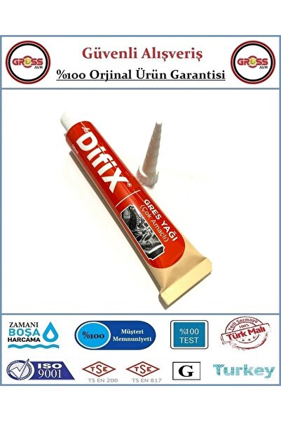 DİFİX Tüp Gres Yağı - Genel Amaçlı - Orjinal Ürün - 50ML