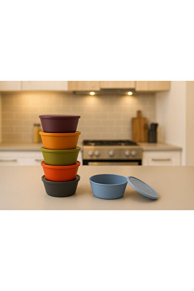 SİHİRLİ AYAKLAR Set of 6 Portable Mini Bowls Suitable for Kids Bowl Set