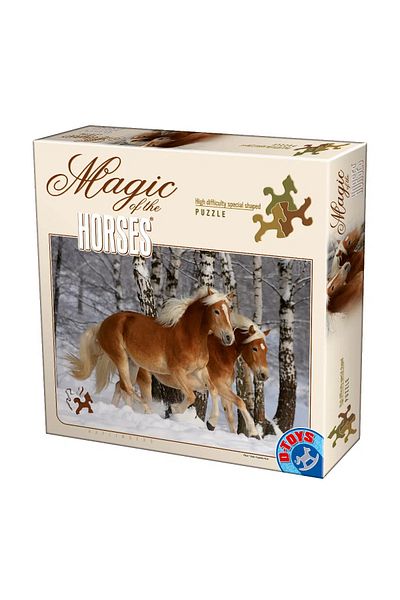 D-Toys Puzzle Magic of the Horses - Haflingers - 3 - Puzzle Special 239 piese