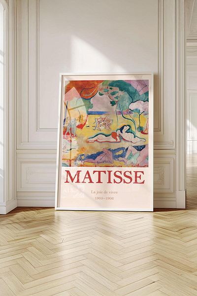 Buka Shops Henri Matisse Colorful 3-Piece Painting Set - White Framed