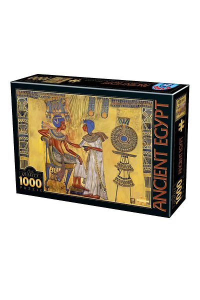 D-Toys Tutankhamun and Ankhesenamun Puzzle - Adult Puzzle 1000 Pieces - Ancient Egypt