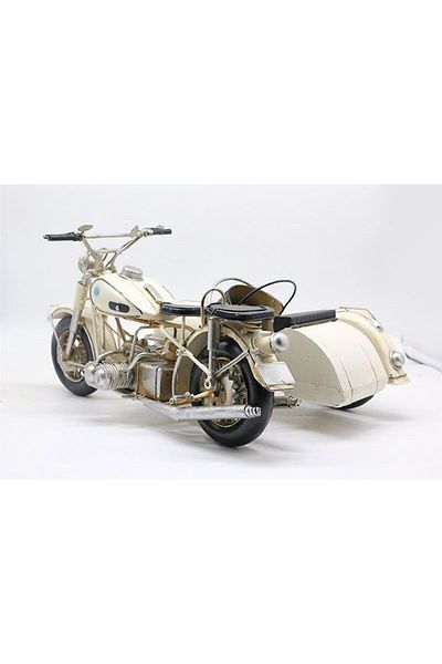hediyepatronu Decorative Metal Motorcycle with Basket