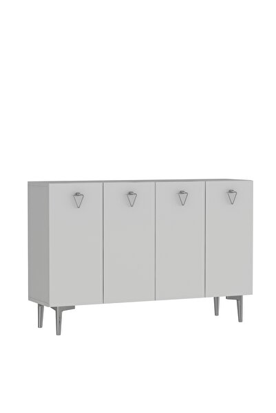 DEMONTE DECOR LEYLADD (KM120) KAHVE KÖŞESİ BEYAZ-BEYAZ-GÜMÜŞ