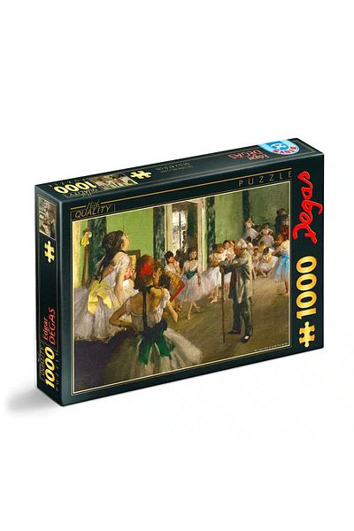 D-Toys Edgar Degas Puzzle - Adult Puzzle 1000 Pieces - The Ballet Class