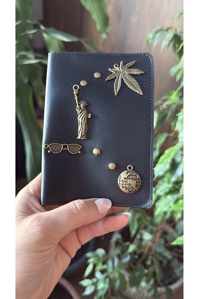 Seda Home Art We Write Name) Special Design Leather Passport Cover Passport Holder Travel Wallet