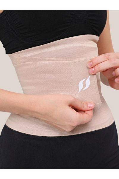 Fitsauna Ζώνη Fitbelt 4m Ανδρική/ Αδυνατιστική Συσφικτική Κλεψύδρα 4m Περιτυλιγμένος Κορσές Μέσης Χρώμα