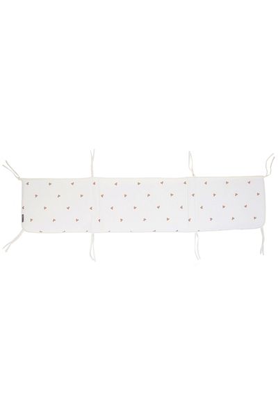 CHILDHOME Jersey/Muslin Crib Protector 35x170 cm, Hearts