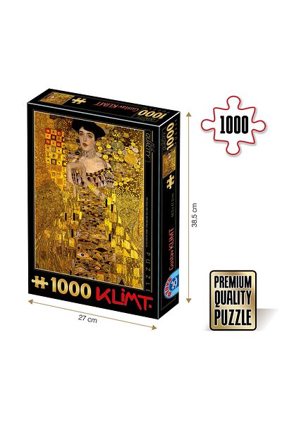 D-Toys Gustav Klimt Puzzle - Adult Puzzle 1000 Pieces - Adele Bloch-Bauer I.