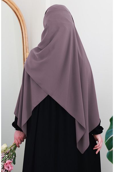 suhneva Medina Silk Shawl Dusty Rose (Large Size)