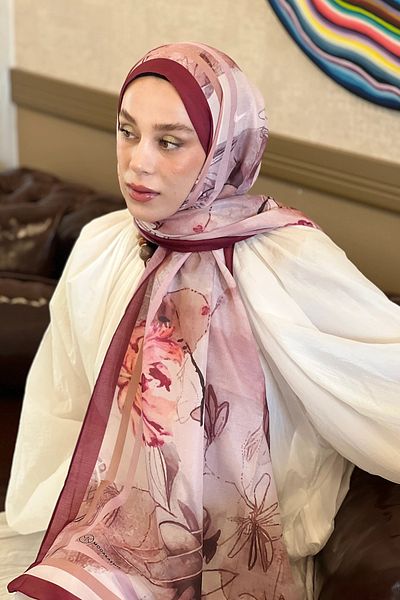 Tesettür Diyarı Şal Lina cu model Lorienka