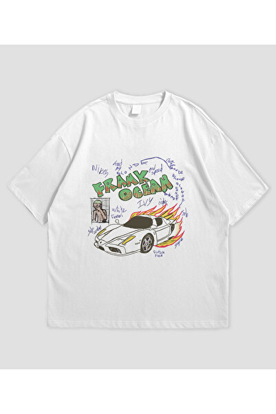 SVART WEAR تي شيرت فرانك أوشن للجنسين مقاس كبير