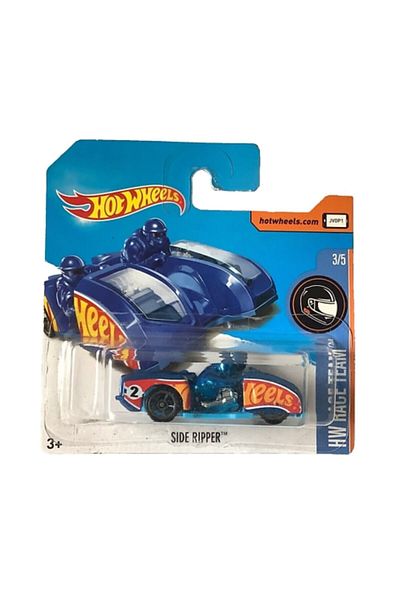HOT WHEELS Masinuta Metalica Hot Wheels, Side Ripper, Colectia HW Race Team - Editia 2017, Albastru, 1:64