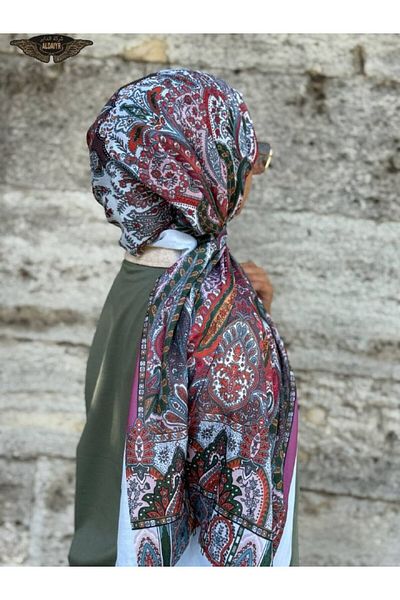 ALDAİR Viscose Pajmera 110 Grams with Pattern Kashmir3