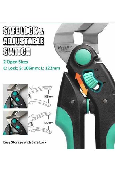 Proskit Multifunctional Angle Scissors