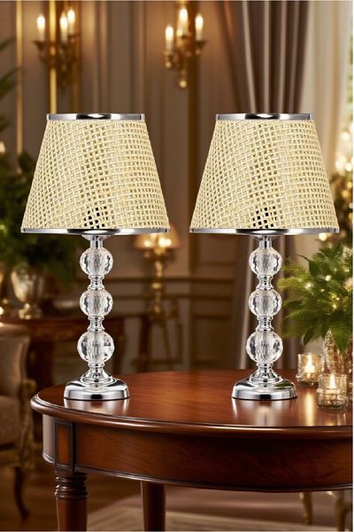 571 Store 2 Pcs Glass Stone Series Table Lamp Shade-Night Lamp - Decor Lighting