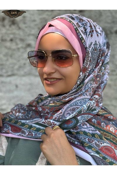ALDAİR Viscose Pajmera 110 Grams with Pattern Kashmir3