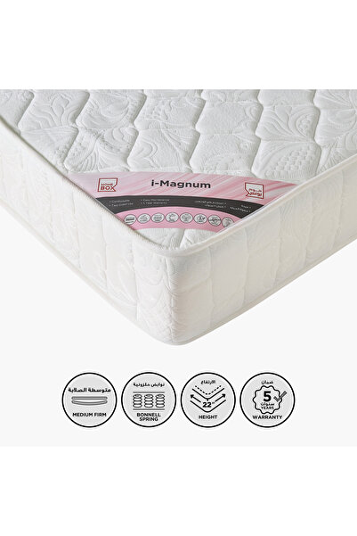 Home Box مرتبة SleepEase iMagnum ذات الرغوة الجانبية المغلفة بزنبرك بونيل - 9...