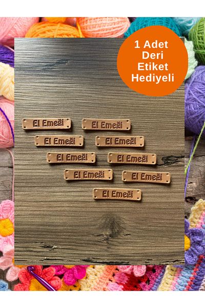 Etiket Vitrini Colorful Plastic Safety Pin Set - Practical Solution for Bowknot and Baby - 20 Pieces - Leather Tag Gift