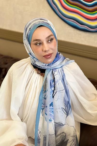 Tesettür Diyarı Şal Lina cu model Lorienka