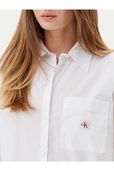 Calvin Klein Kadın Beyaz Diğer Gömlekler