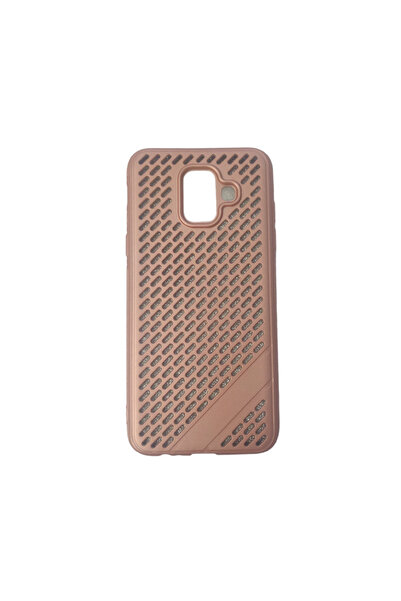 OEM Carcasă compatibilă cu Samsung Galaxy J6 (2018), silicon roz cu găuri, cu...