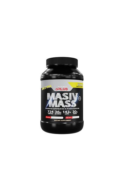 Natural Plus Massiv Mass 2kg, chocolate flavor-Mass Gainer