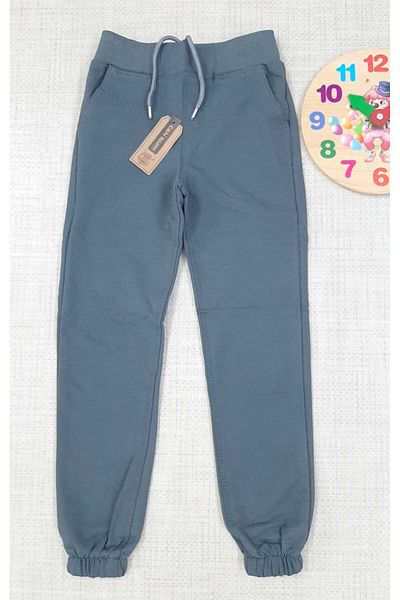 ESKİŞEHİR YUMURCAK Combed Cotton School Trousers with Elastic Legs