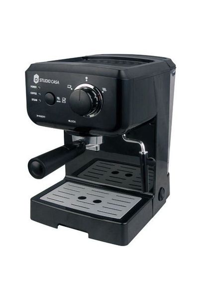 Studio Casa Espressor cu pompă Studio Casa Caffe Crema SC1901, 1140 W, 15 bar, 1,25 l, Negru