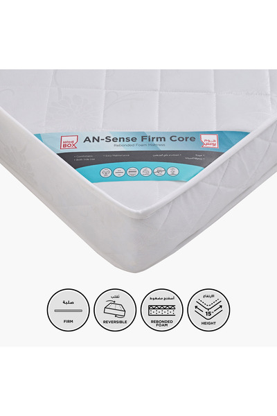 Home Box مرتبة لونو سينس من إسفنج مُعاد لصقه - 90×190×15 سم