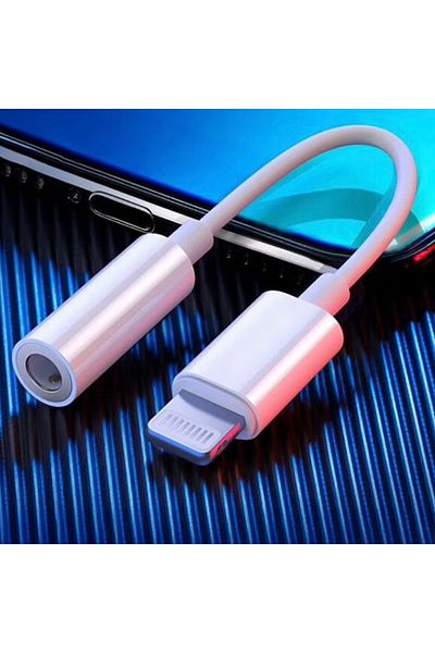 HTstore محول صوت Zore AC-04 Lightning إلى 3.5 ملم Aux Converter
