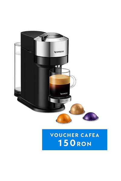 Nespresso de De’Longhi ENV120.C Espressor Vertuo Next Deluxe Chrome