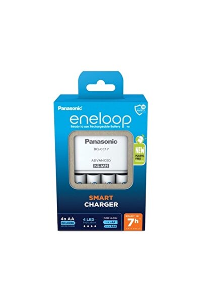 Eneloop Încărcător de baterii K-KJ17MCC40E cu 4 baterii AA 2000 mAh