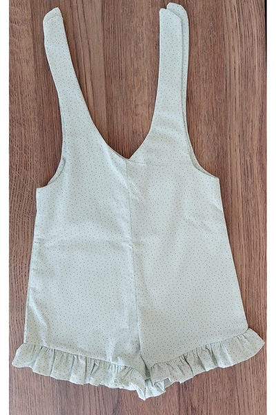 Babyelos Baby Ruffle Shorts Jumpsuit (Green)