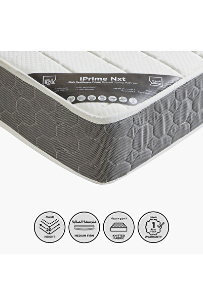 Home Box مرتبة SleepEase iPrime Nxt Super King من إسفنج Bonnell Spring عالي ا...