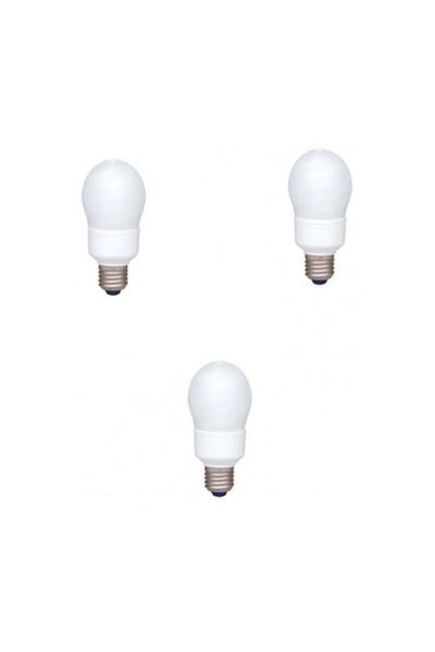 PANASONIC Set 3 becuri economice EFA13E672V-3, putere 13W, echivalent incandescent 55W