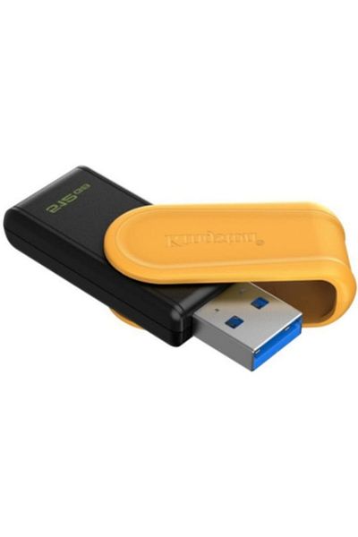 Kingston Stick USB, Kingston, DataTraveler Exodia S, 512GB, USB 3.2 Gen 1, Negru/Galben